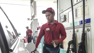 Sustainability starts at the petrol pump, which is why price subsidies must be lowered. Antonie Robertson / The National