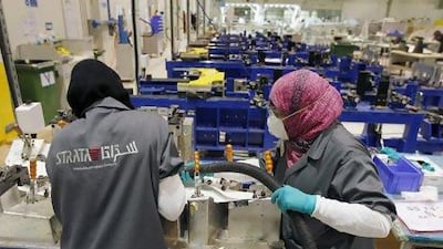 The manufacturing sector gave a major boost to Abu Dhabi’s economy in 2011. REUTERS / Jumana El Heloueh