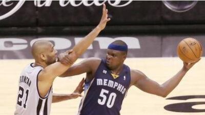 Zach Randolph told his Memphis Grizzlies' teammates he won't let them down in Game 2 at San Antonio against the Spurs.