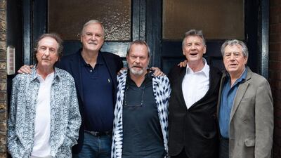 Eric Idle, John Cleese, Terry Gilliam, Michael Palin and Terry Jones, the surviving members of Monty Python have agreed to reunite for a new stage show. EPA