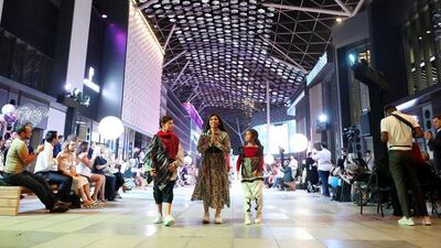 Designs by student designer Shivangi Suvarna (M), inspired by the mythological existence named Shiva. Esmod Fashion Show.