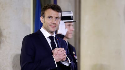 France's President Emmanuel Macron wants to raise the pension age from 62 to 64. AFP