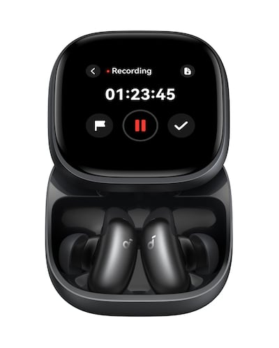 The AI-powered recorder will generate transcripts in addition to translation supporting more than 100 languages. Photo: Anker