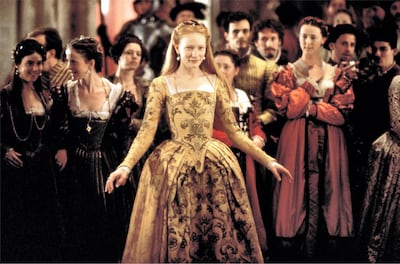 Cate Blanchett in Elizabeth. Courtesy Universal Pictures