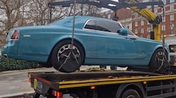 A London council says it is towing the expensive vehicles because fines 'barely register'. Photo: Westminster City Council