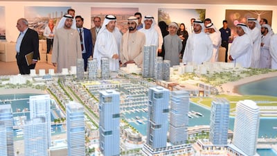 Sheikh Mohammed bin Rashid visited the Dubai International Boat Show.