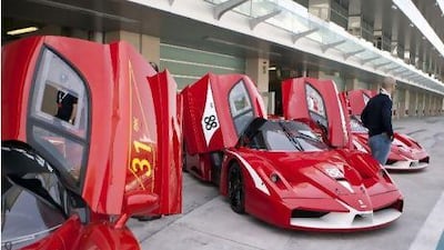 For two consecutive days, more than 200 Ferrari clients were able to see some of the finest models ever produced. Andrew Henderson / The National