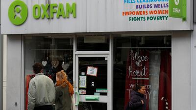 An Oxfam shop is seen, in London, Britain, February 11, 2018. REUTERS/Peter Nicholls