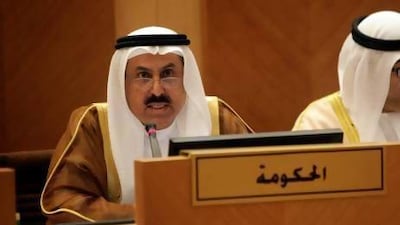 The Minister of Labour Saqr Ghobash addressed concerns about the number of illegal labourers in the country during an FNC meeting. Sammy Dallal / The National