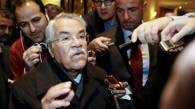 Saudi oil minister Ali Al Naimi maintained that 'the market will stabilise itself' as oil prices continue to fall. Heinz-Peter Bader / Reuters