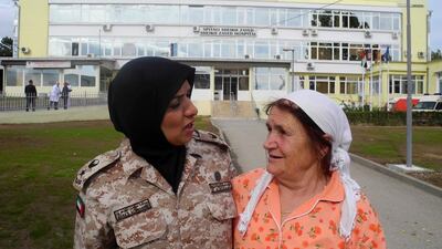 A still from the documentary Inside: Mission Kosovo