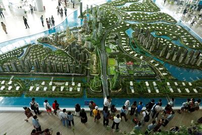 Model of Country Gardens' Forest City. Reuters