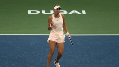 Elena Vesnina took advantage of Jelena Ostapenko's struggles to reach the Dubai Duty Free Tennis Championships quarter-finals. Francois Nel / Getty Images