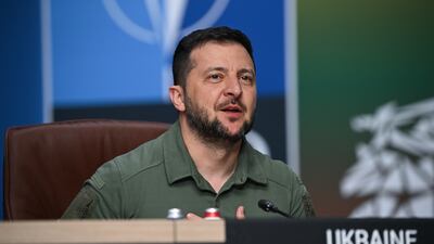 The woman is accused of attempting to establish the movements of President Volodymyr Zelenskyy during a planned trip to Mykolaiv. Getty Images