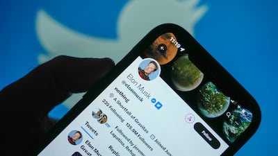 Elon Musk's Twitter account. The platform will allow users to make calls without revealing their phone number. Getty