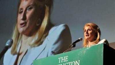 Six years after its 2005 launch, Huffington Post was sold to the multimedia giant AOL for US$315 million. Kazuhiro Nogi / AFP