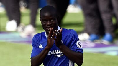 2016/17: N'Golo Kante (Chelsea): 48 appearances, one goal. Reuters