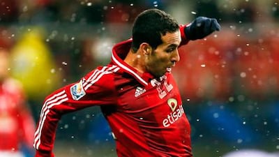 Al Ahly midfielder Mohamed Aboutrika.