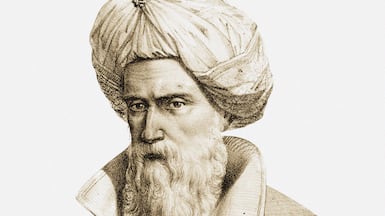 A likeness of Avicenna, a philosopher prominent in the era that came to represent the height of an Arabic intellectual culture. Getty images