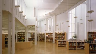 Vallila Library in Helsinki 1991. Courtesy Juha Leiviska Architects