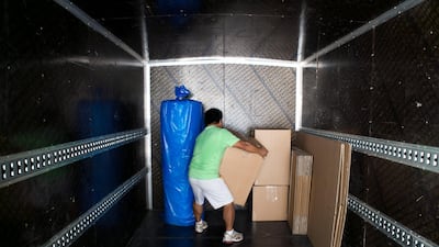 Moving houses can often evoke interesting feelings especially when it comes items dear and near to the heart. Reem Mohammed / The National