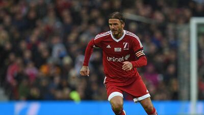 David Beckham is set to fly in to the Kingdom. AFP