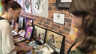 The exhibition welcomed 2,000 attendees. Antonie Robertson/The National