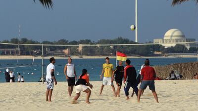 A reader rues the disappearance of some of Abu Dhabi’s beaches due to construction activity. Ravindranath K / The National