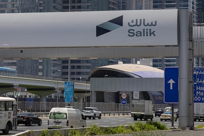 Dubai drivers are familiar with Salik tolls. Antonie Robertson / The National