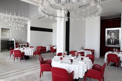 Fouquet's French brasserie at Louvre Abu Dhabi. Pawan Singh / The National