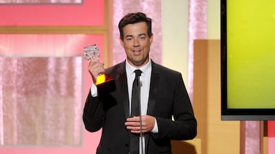 Carson Daly accepts the award for best reality series-competition for The Voice at the Critics' Choice Television Awards. Frank Micelotta / Invision / AP