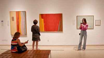 The artworks include masterpieces by prominent Lebanese artists such as Shafic Abboud, Paul Guiragossian and Jean Khalife. AFP