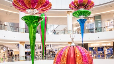 Visitors can view the giant bauble in The Dubai Mall's Star Atrium.