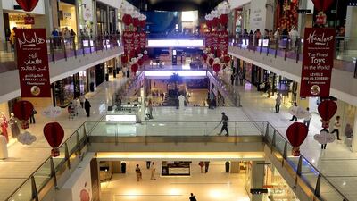 Outlets at major malls like The Dubai Mall, above, will stay open until 1am on weekdays and 2am on weekends during Eid. Jeffrey Biteng / The National