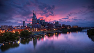 The Nashville skyline. Courtesy Nashville Convention & Visitors Corporation