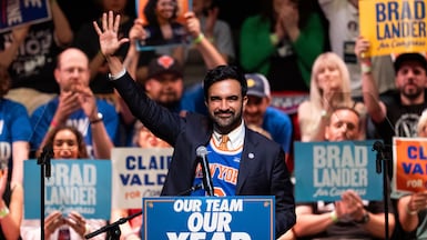 New York mayor Zohran Mamdani at a rally in Brooklyn before the Democratic primary elections. Bloomberg