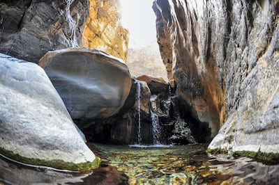 New campsites, trails and cafes will be rolled out at Wadi Bani Awf, one of the most popular destinations in Oman for outdoor adventure. Photo: Emirates Canyoneering Club