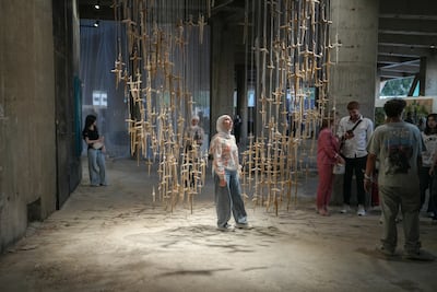 More than 100 visitors travelled from abroad during the first two days of the event. Ahmad Fallaha / The National