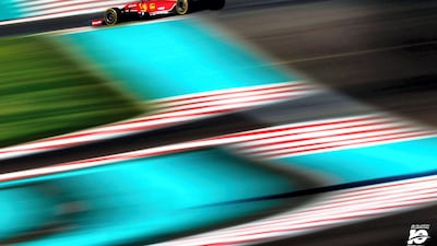 I’ve always been a fan of race circuit venues that use the areas that surround the track in a creative manner. Here you see Kimi Raikkonen slicing his way through the designs during the 2014 Abu Dhabi Grand Prix weekend.