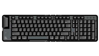 The Matias Folding Keyboard is a full-size keyboard that folds in half for travel. Small enough to fit in your laptop bag, it's the ultimate keyboard for your notebook computer.