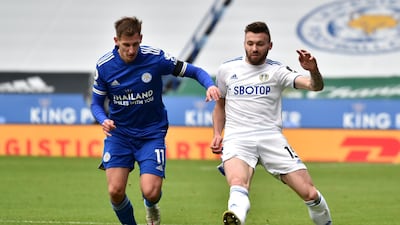 Stuart Dallas - 8: Some nice close control and Cruyff turns in opening 15 minutes and midfielder then produced fine run and finish to make the score 1-1. Fantastic pass over Leicester defence to put Harrison in on goal. Booked for cynical foul on Pereira. Getty