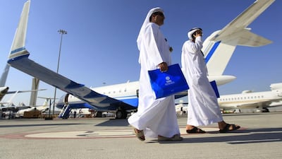 Al Maktoum International Airport in Dubai World Central is capable of moving 160 million passengers a year. The airport has been hosting Dubai's airshows for years now. Jumana El Heloueh / Reuters