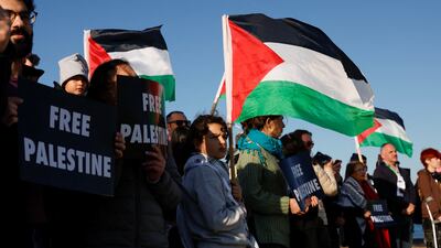 Activists during a protest in Malta. Reuters