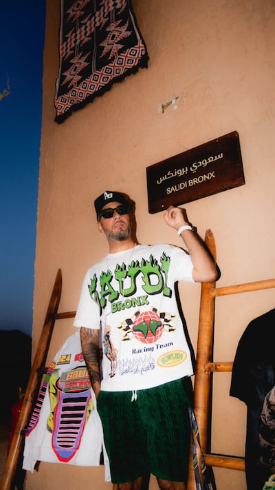 Kasseem Daoud Dean aka Swizz Beatz in Saudi Arabia. Photo: Saudi Brox