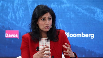 IMF first deputy managing director Gita Gopinath says global policies should push forward on the Paris climate agenda and support the expansion of diversified global trade. Bloomberg