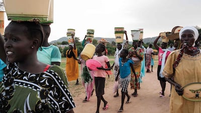 With more than a year of upheaval for Sundanese citizens, about 750,000 are facing starvation. AFP