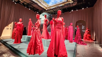 Forever Valentino, the brand's largest-ever exhibition, in Doha in 2022. Photo: Valentino