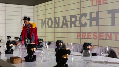 An 11-course immersive dining experience takes place in The Monarch Theatre.