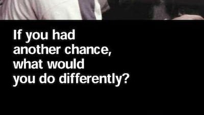 British road safety campaign poster.