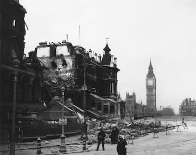 London during the Second World War suffered devastating aerial bombardment during the Blitz. Yet it recovered with remarkable speed, reasserting its role as a major global centre of finance, culture and commerce. Getty